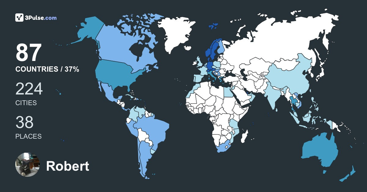 Изображение Карты путешествий Robert Cebin