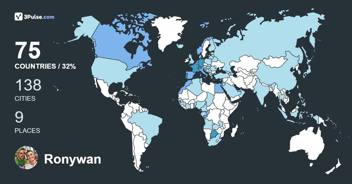 Изображение Карты путешествий Ronywan Kenoby