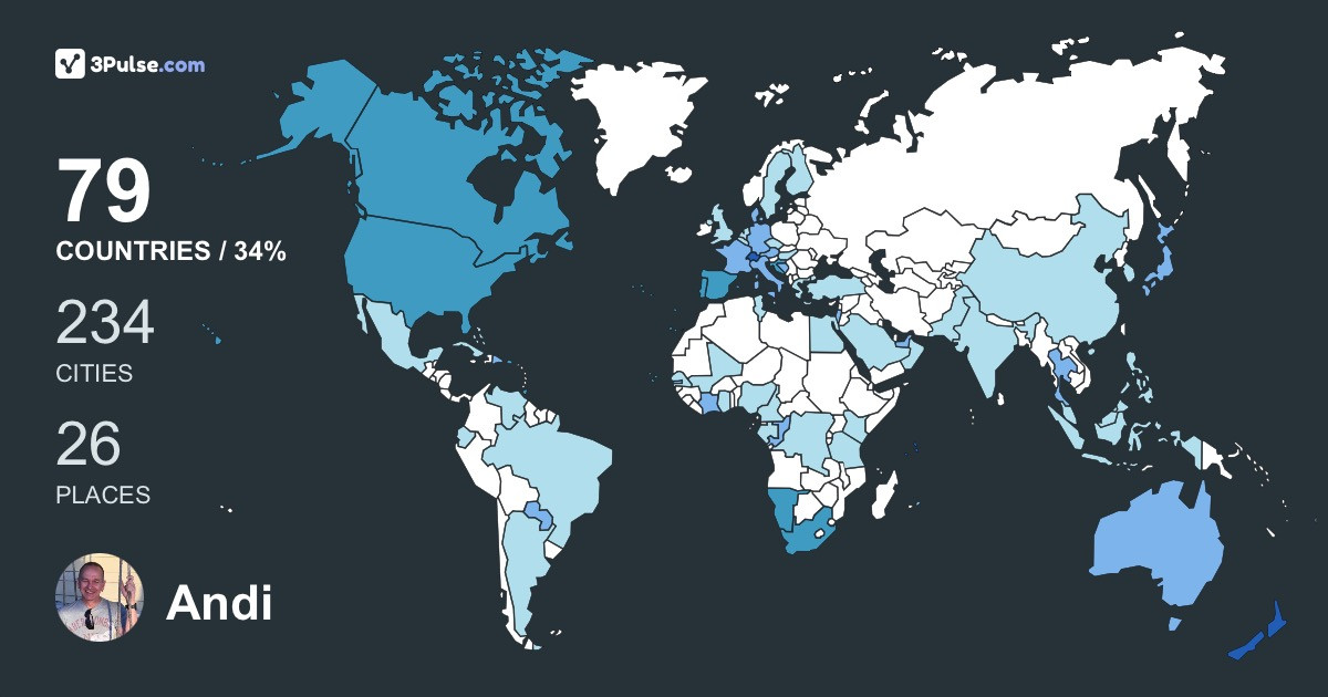 Изображение Карты путешествий Andi Stampfli