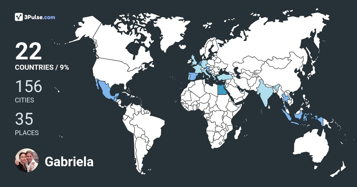 Изображение Карты путешествий Gabriela Pacheco