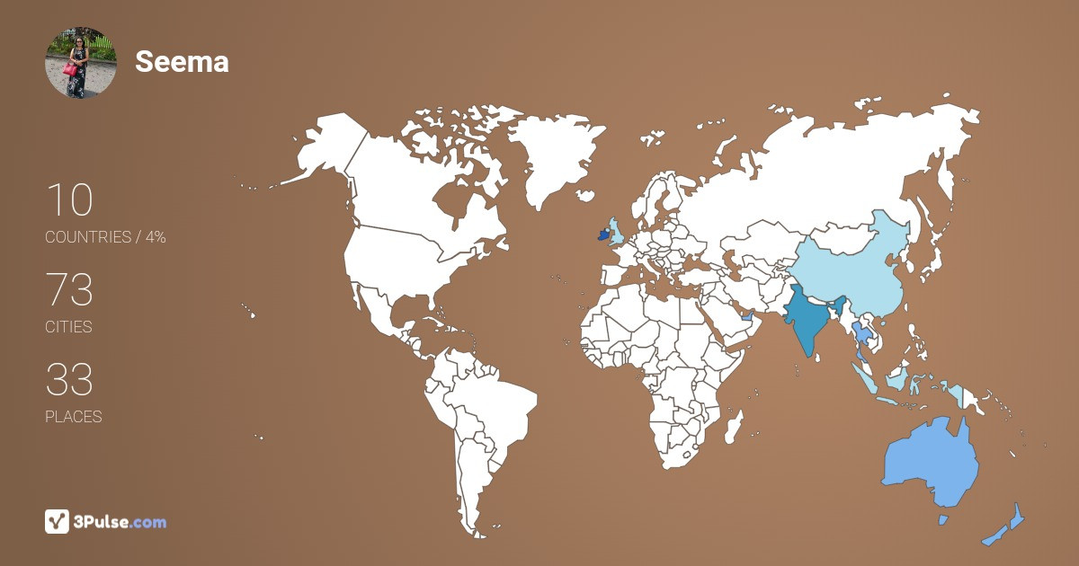 Изображение Карты путешествий Seema Shewale