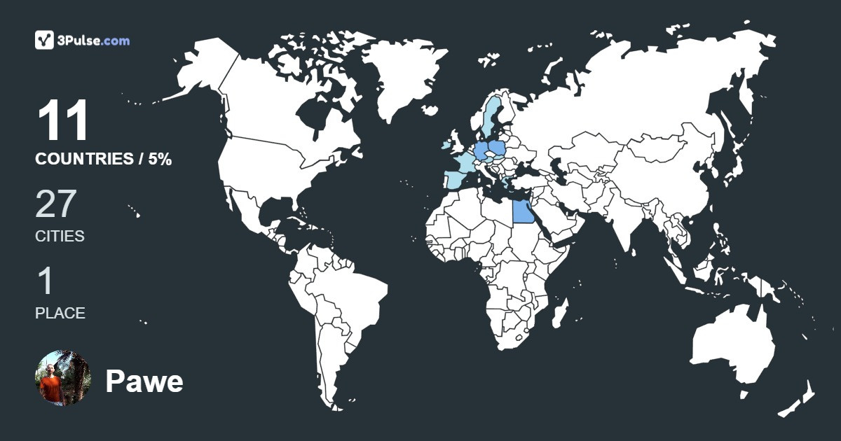 Изображение Карты путешествий Pawe Woek