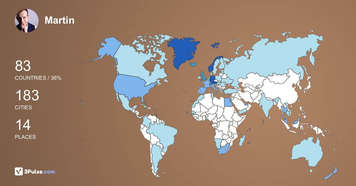 Изображение Карты путешествий Martin Dreher