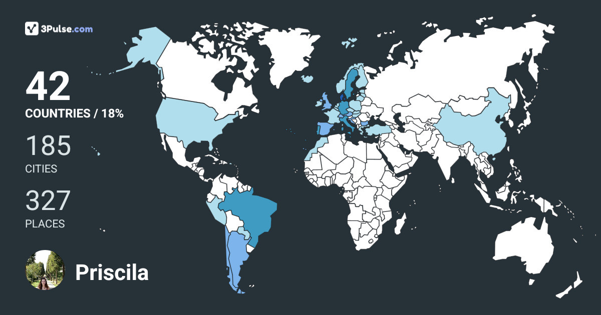 Изображение Карты путешествий Priscila Portugal