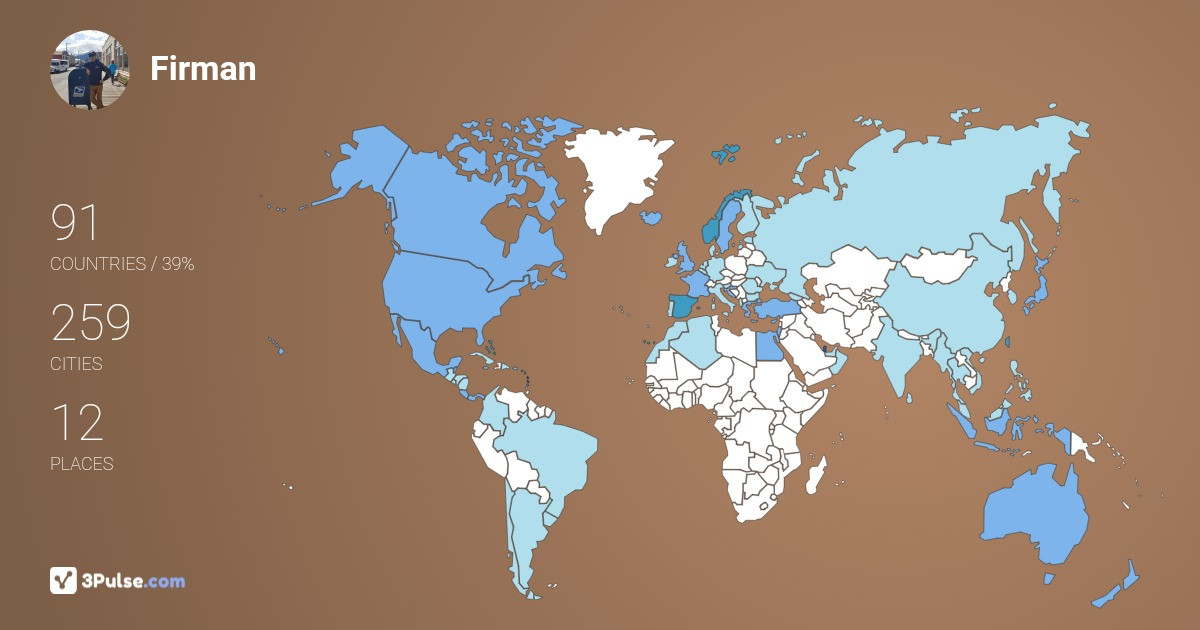 Изображение Карты путешествий Firman Kurniawan