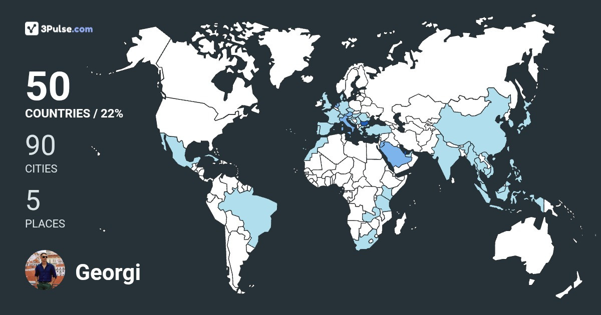 Изображение Карты путешествий Georgi Petrov