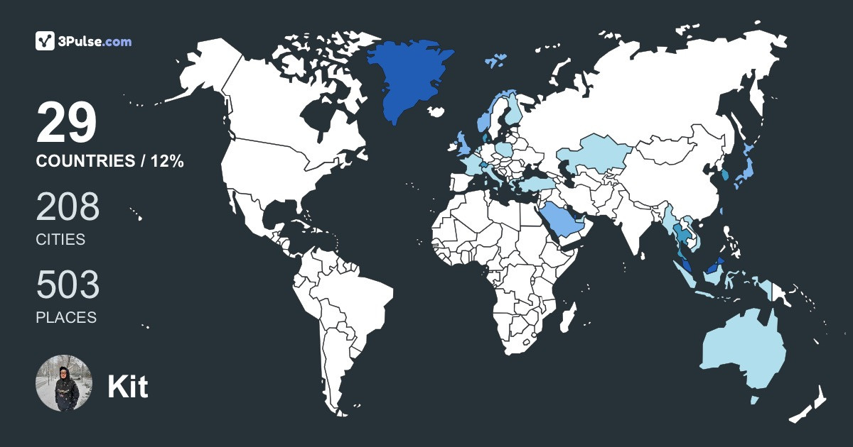 Изображение Карты путешествий Kit Long