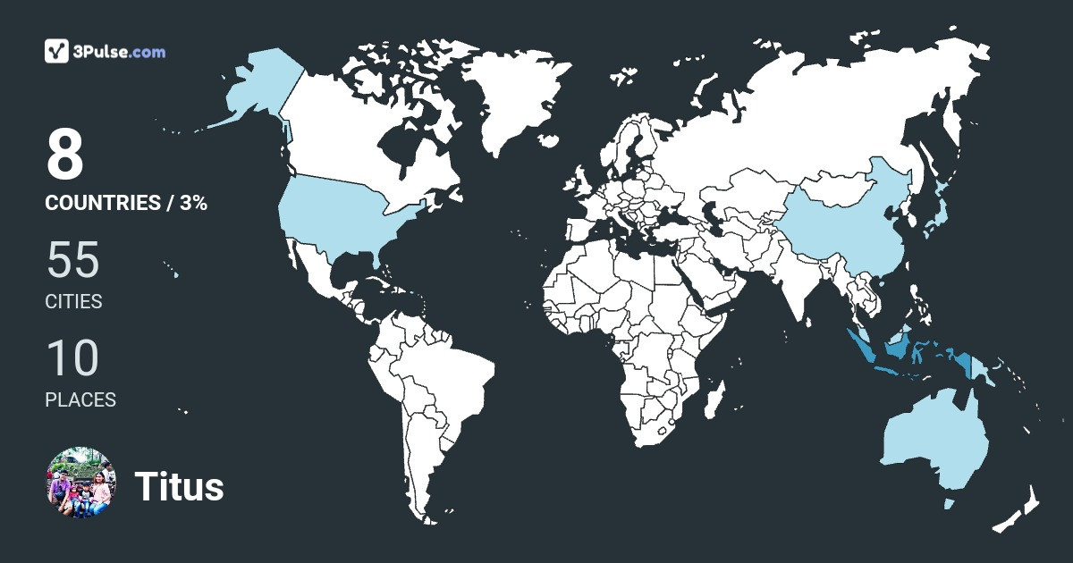 Изображение Карты путешествий Titus Sitinjak
