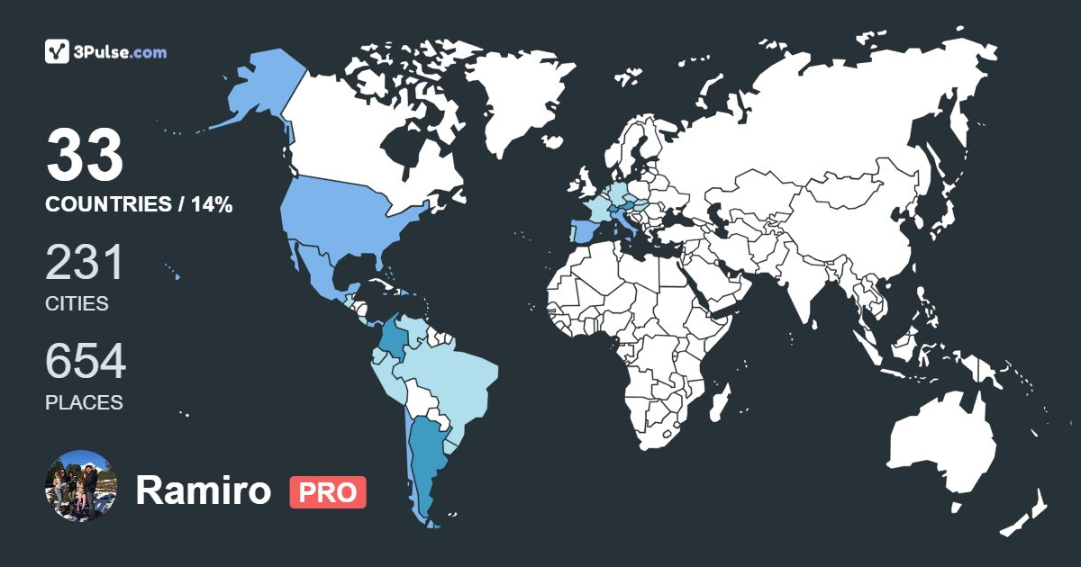 Изображение Карты путешествий Ramiro Arenas