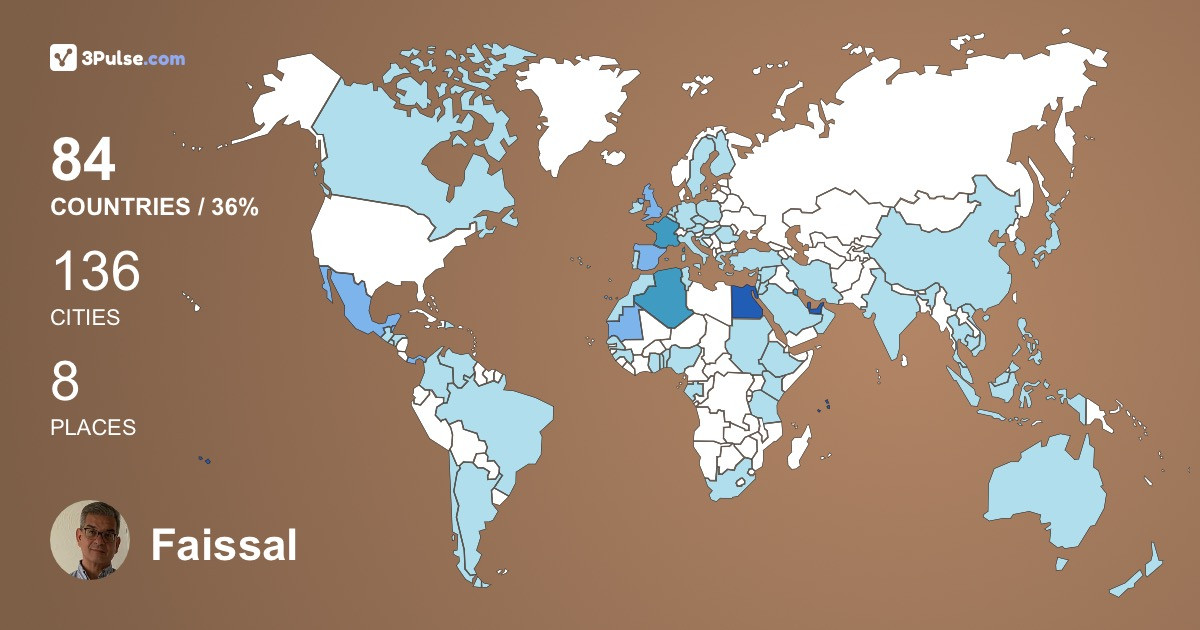 Изображение Карты путешествий Faissal Houhou