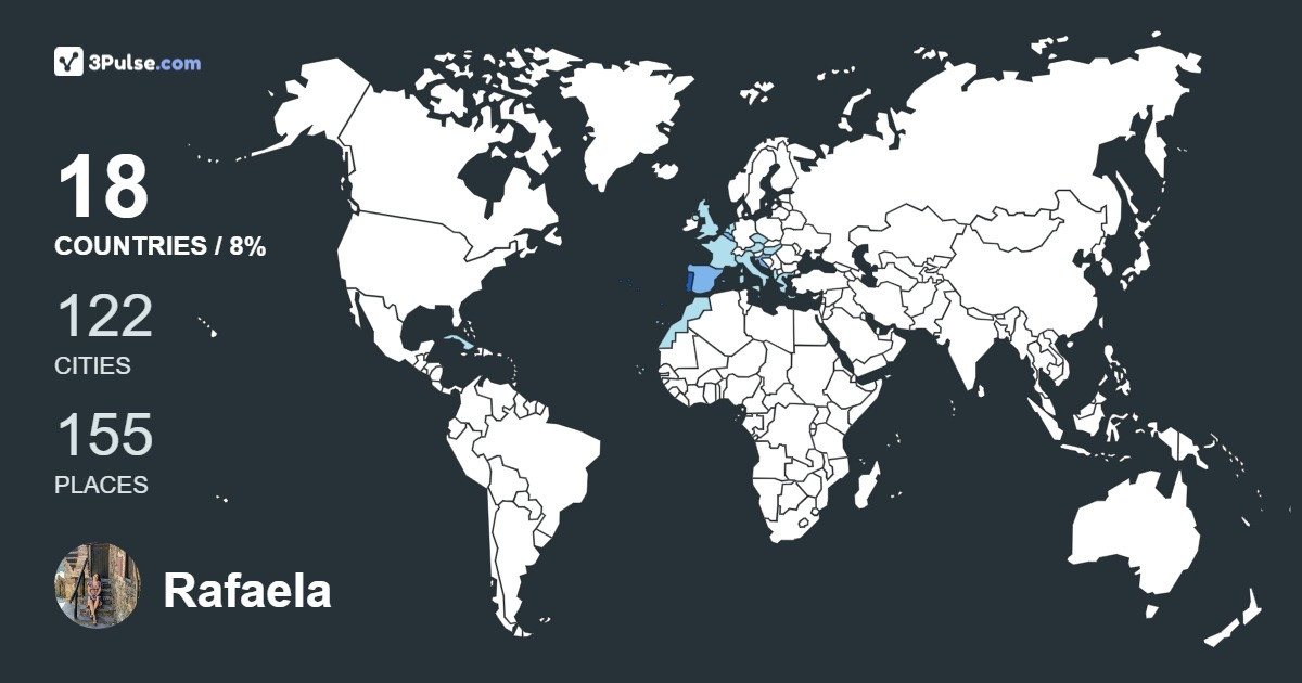 Rafaela Miranda's Travel Map Image