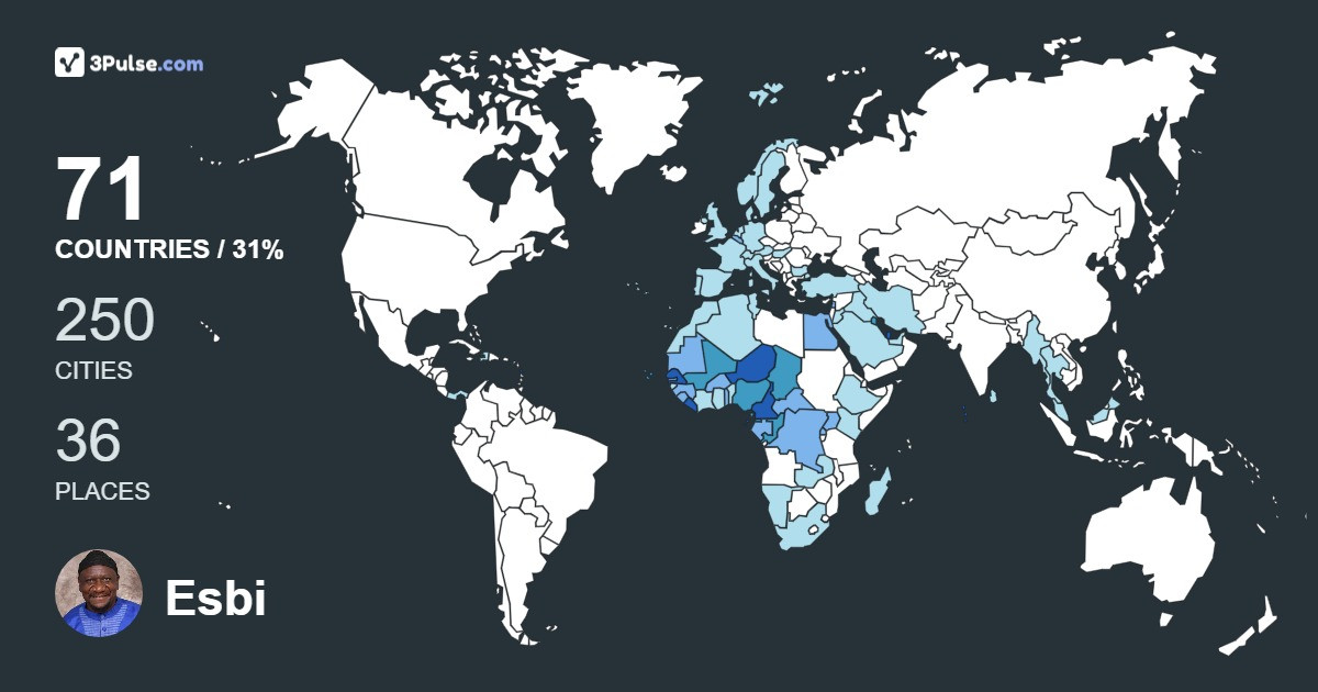 Изображение Карты путешествий Esbi Matanda