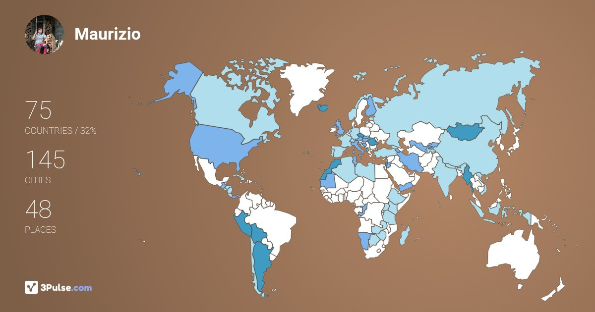 Изображение Карты путешествий Maurizio Patetta