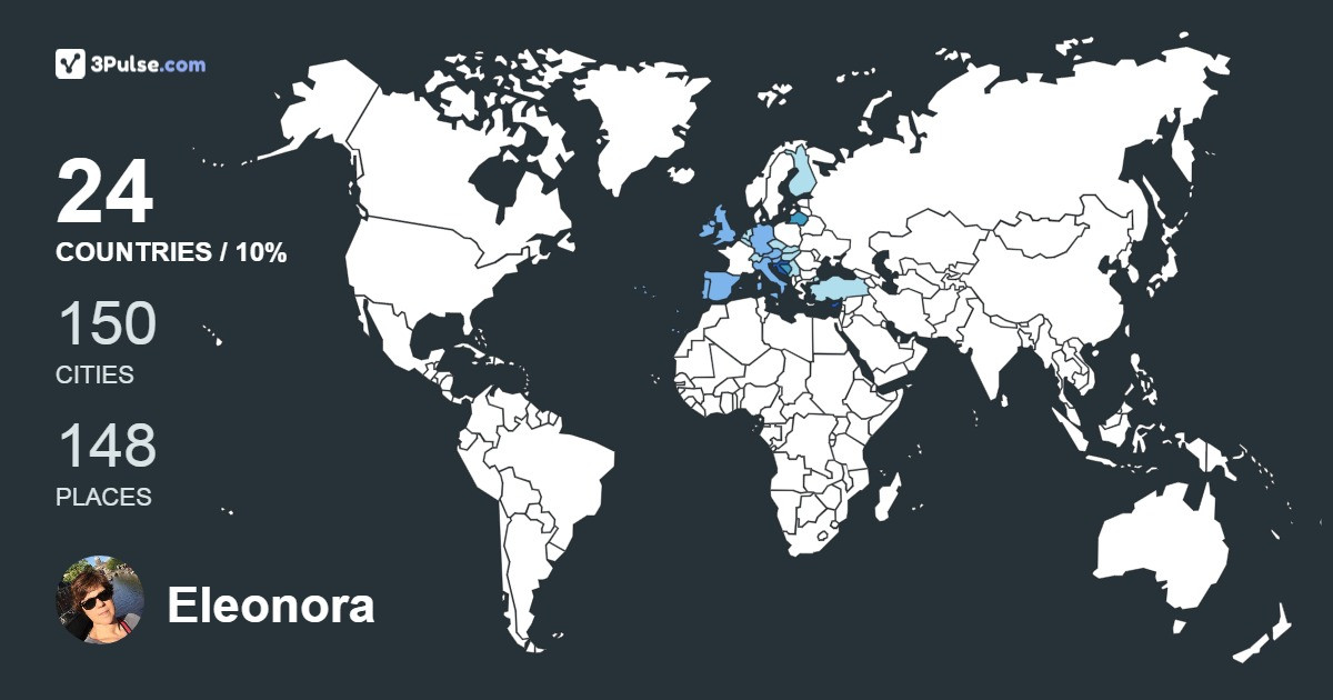 Eleonora Rupić's Travel Map Image