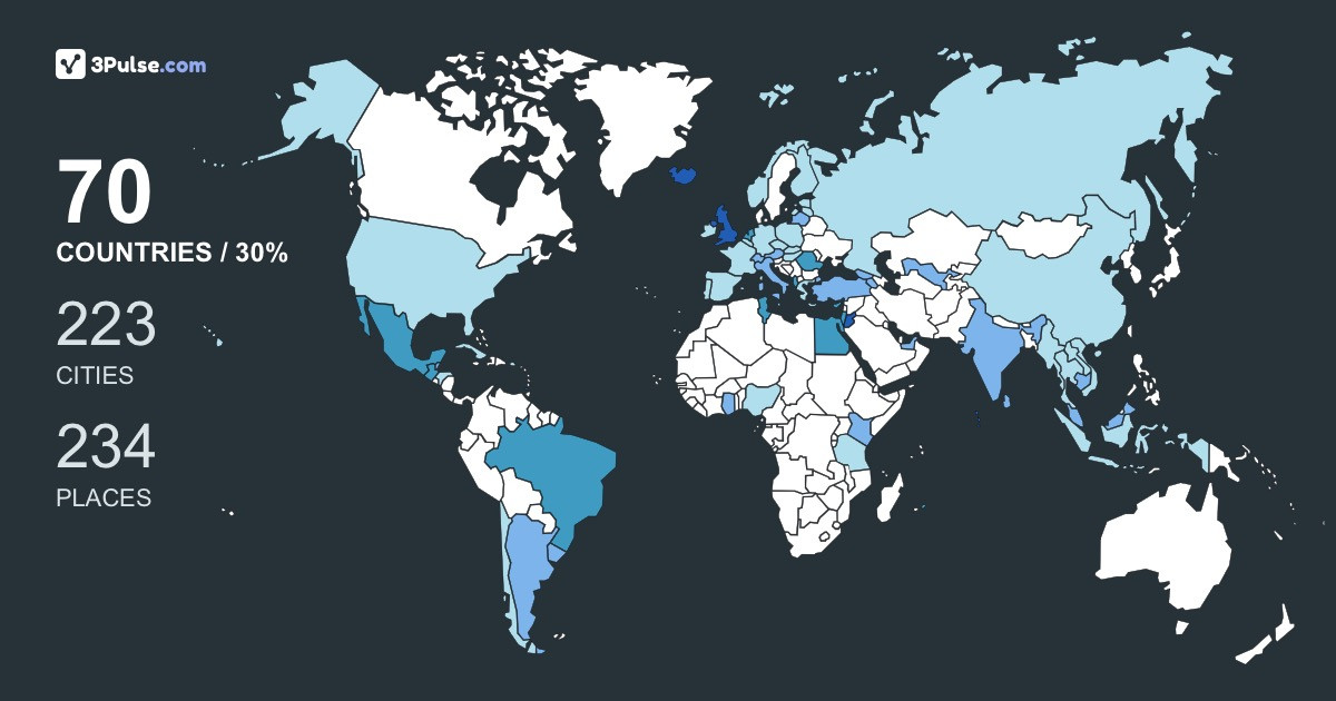 Изображение Карты путешествий Colin66