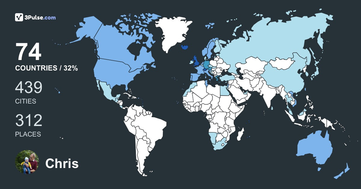 Изображение Карты путешествий Chris Watson