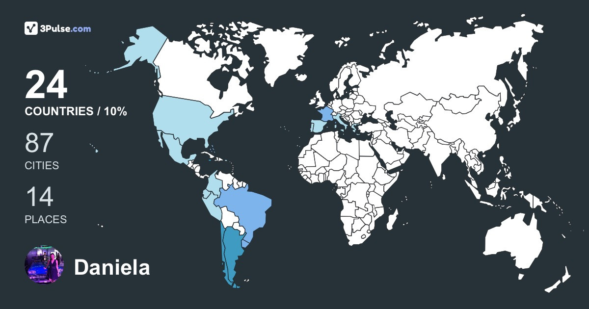 Изображение Карты путешествий Daniela Gamé