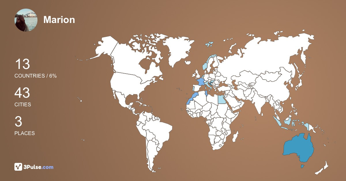 Изображение Карты путешествий Marion Gras