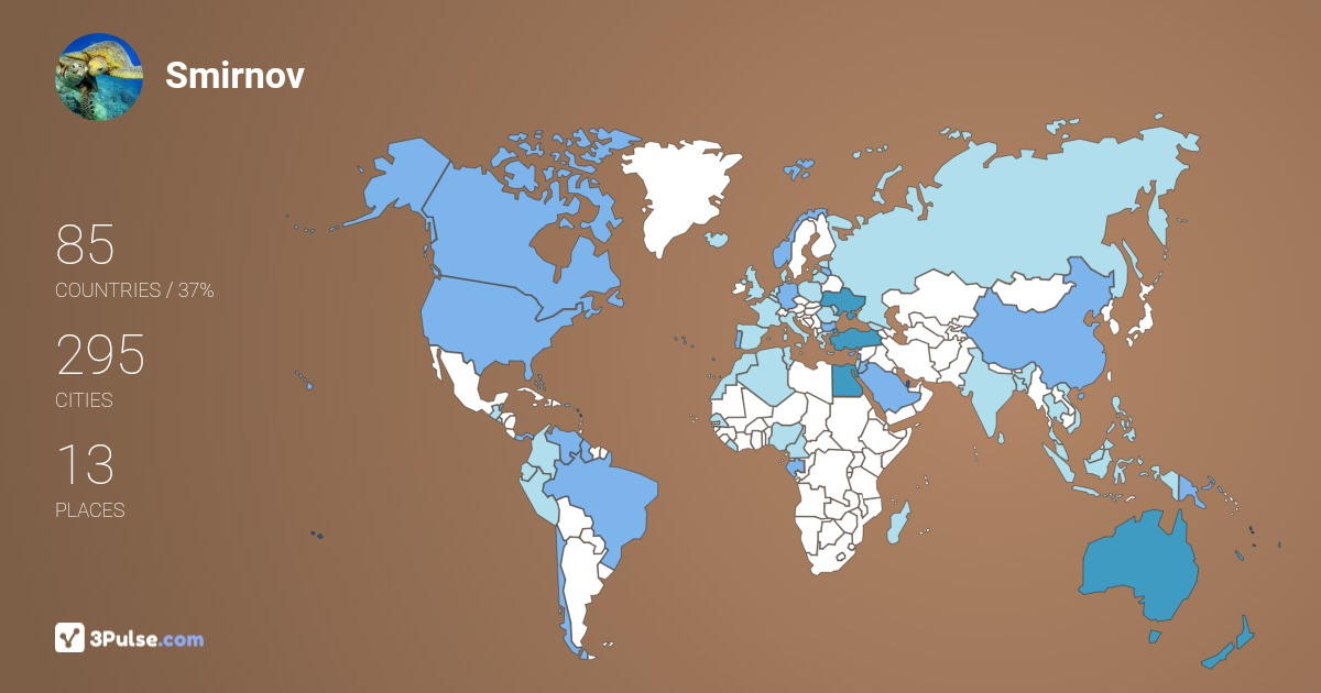Изображение Карты путешествий Smirnov Andrii