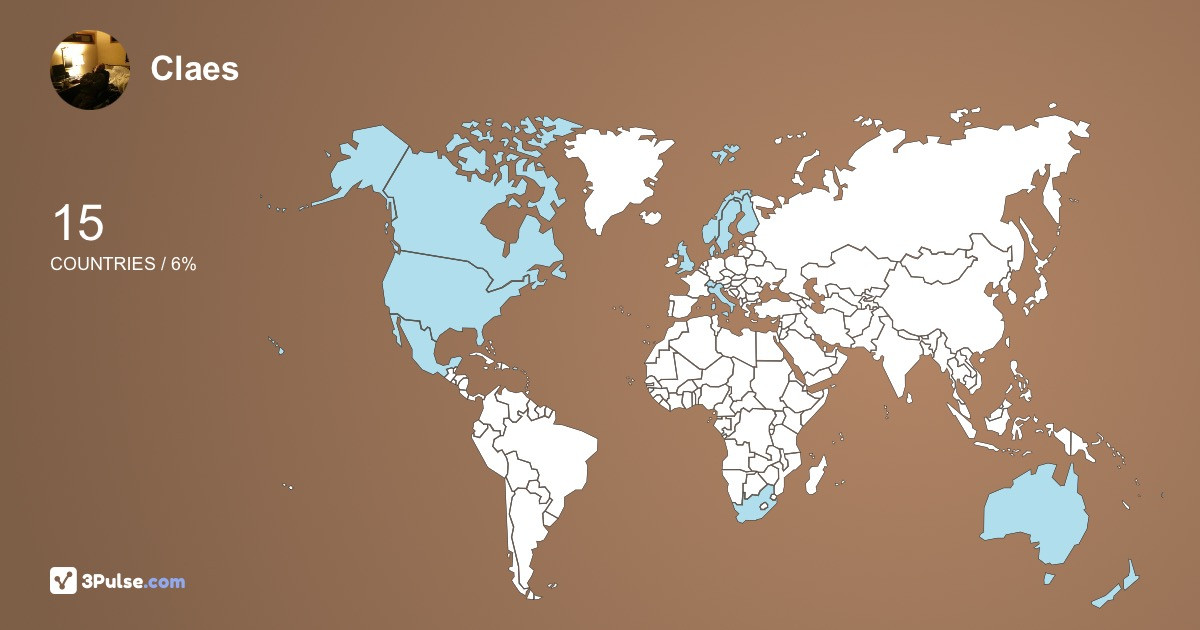 Изображение Карты путешествий Claes Parson