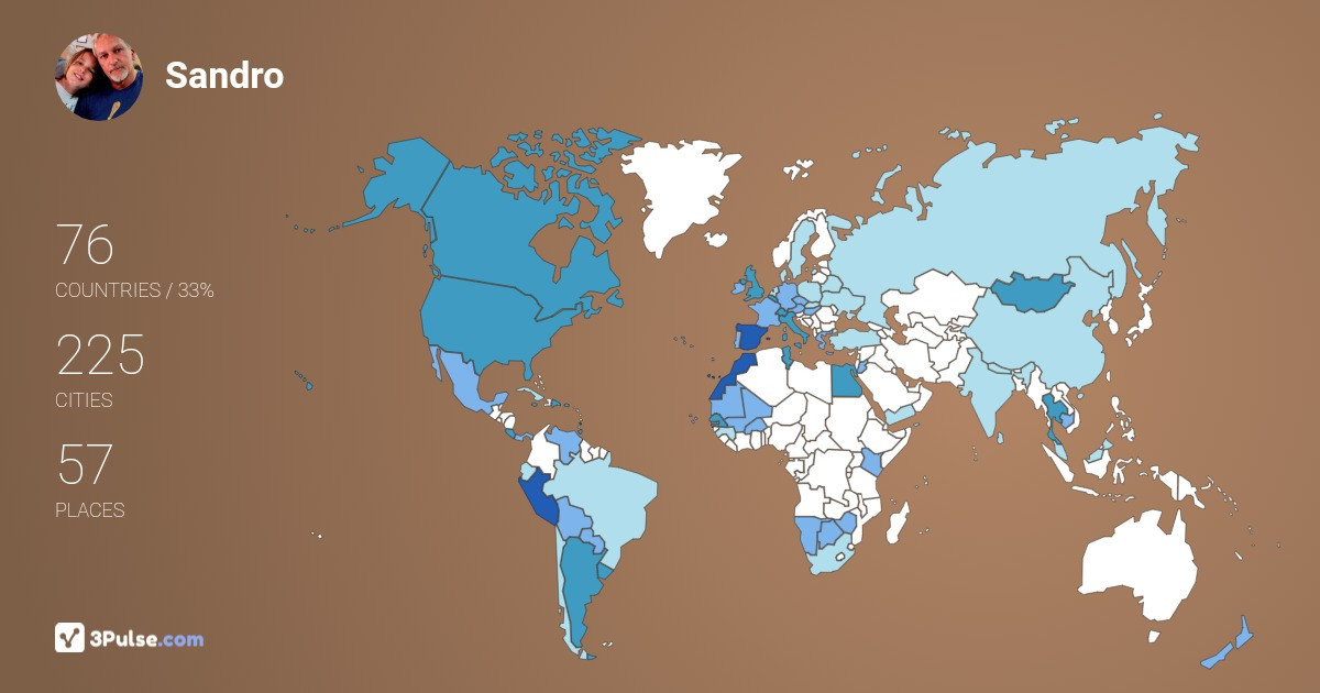 Изображение Карты путешествий Sandro Castagnetto