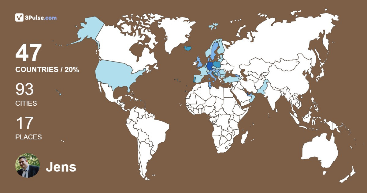 Изображение Карты путешествий Jens Szalies