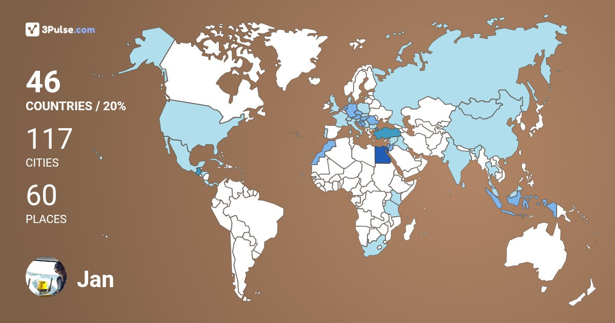Изображение Карты путешествий Jan ter Huizen