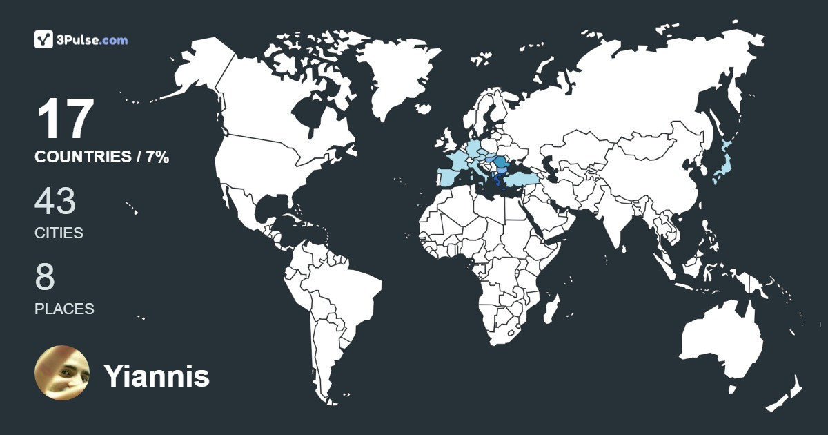 Изображение Карты путешествий Yiannis Alifragis