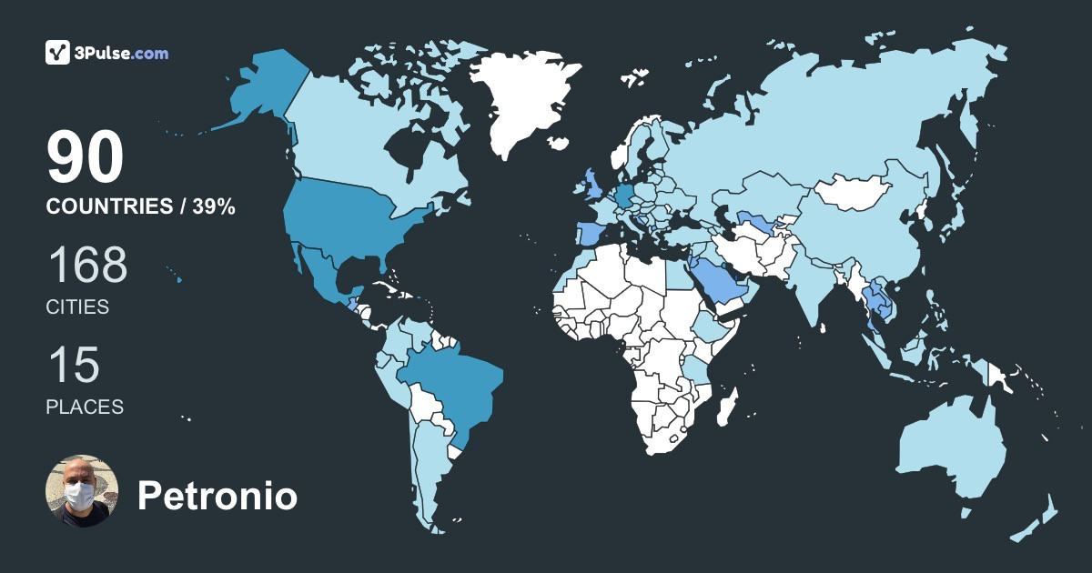 Изображение Карты путешествий Petronio Canabrava