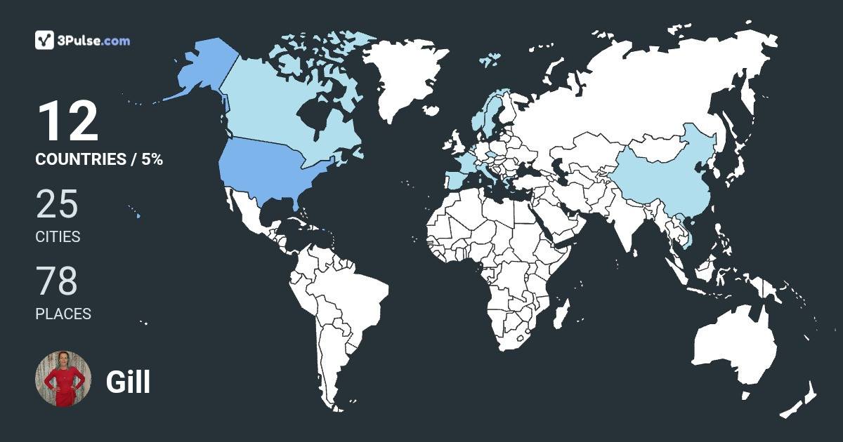 Изображение Карты путешествий Gill Hall