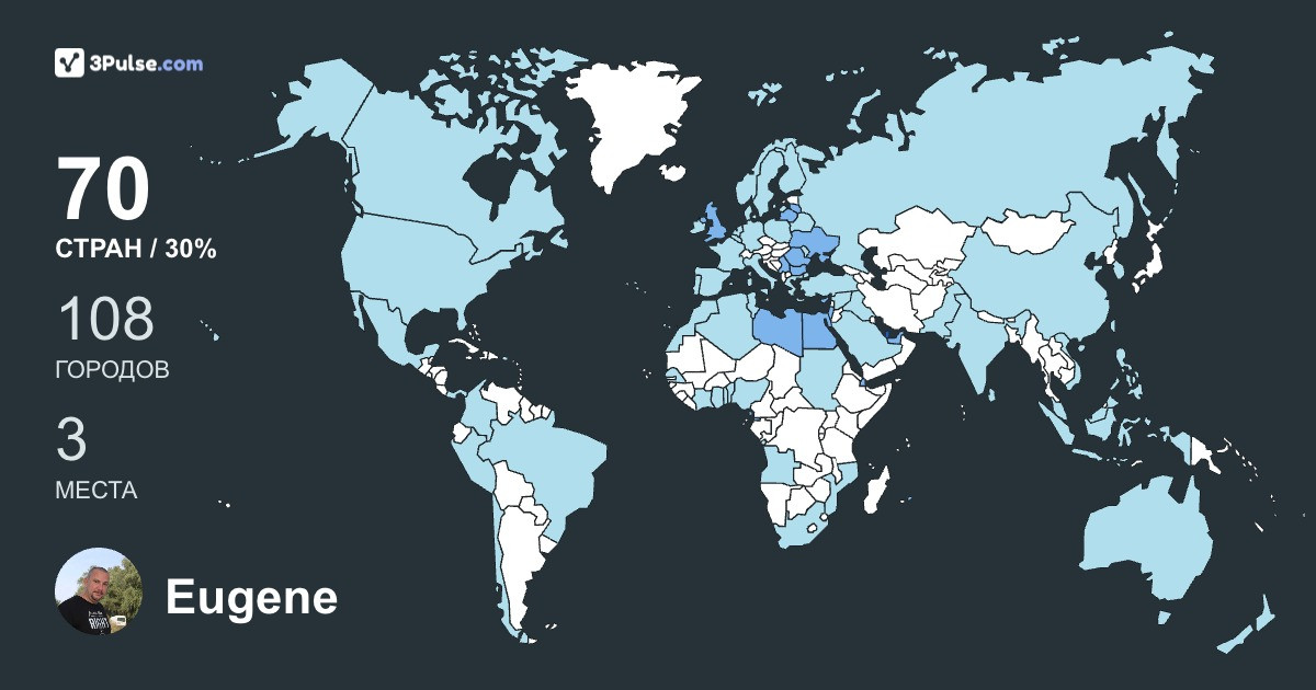 Изображение Карты путешествий Eugene Tarnavskyy