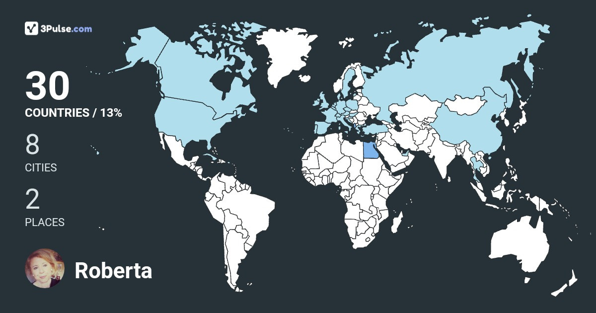 Roberta Bonaccorso's Travel Map Image