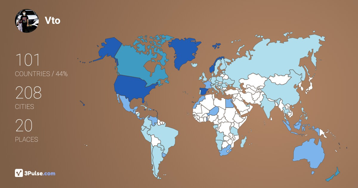 Изображение Карты путешествий Vto ZR
