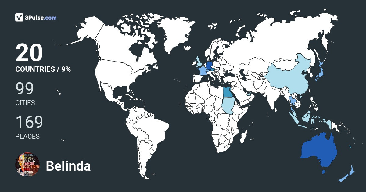 Изображение Карты путешествий Belinda Curtis