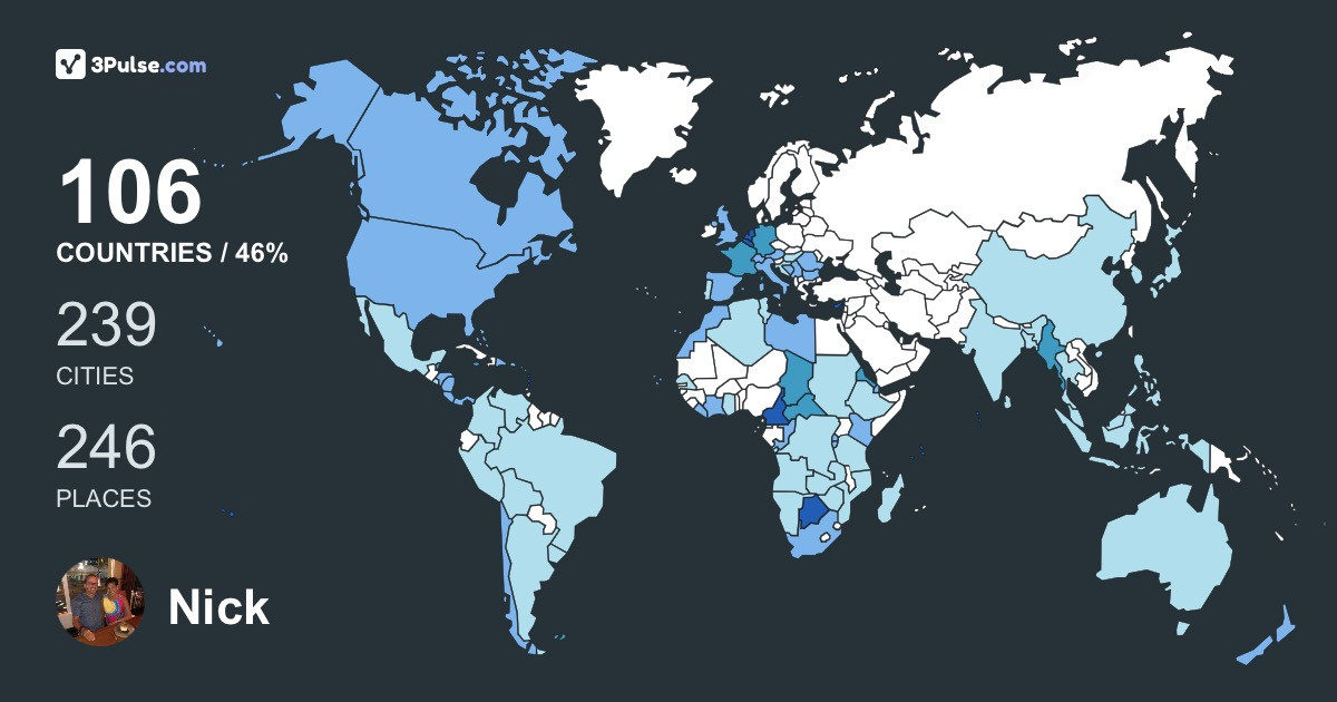 Изображение Карты путешествий Nick Doms
