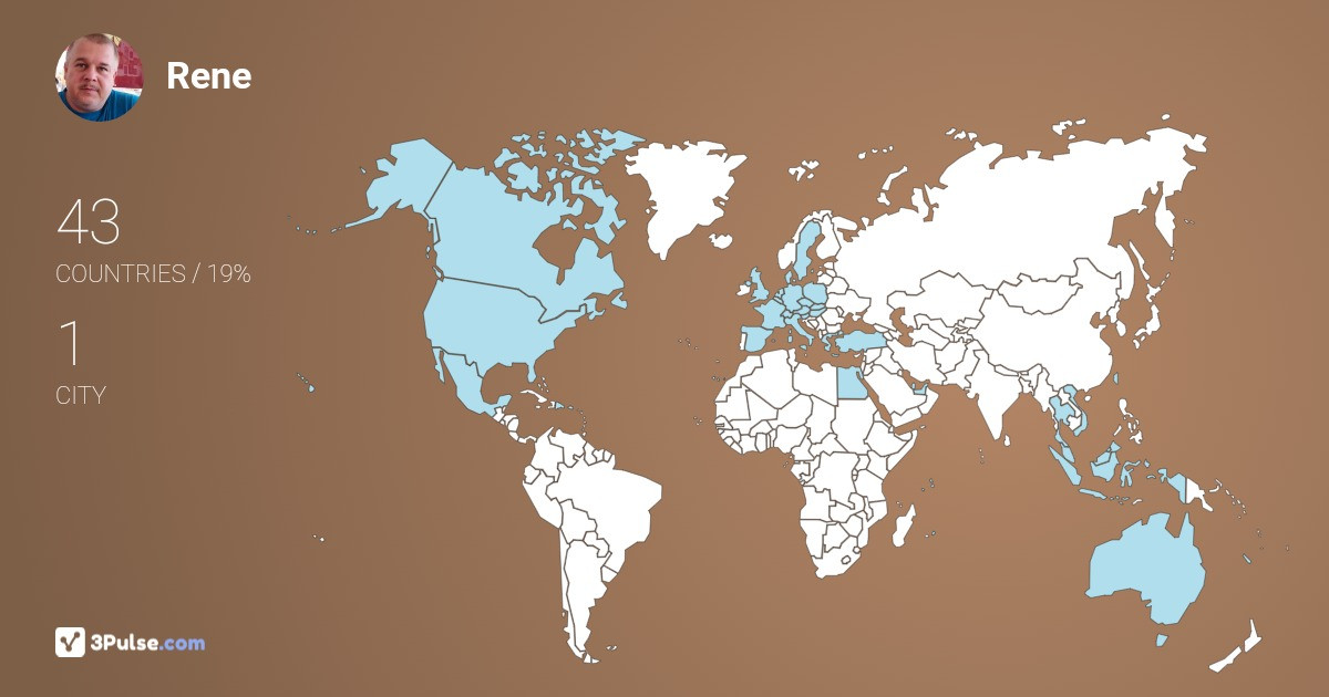 Изображение Карты путешествий Rene Fejes