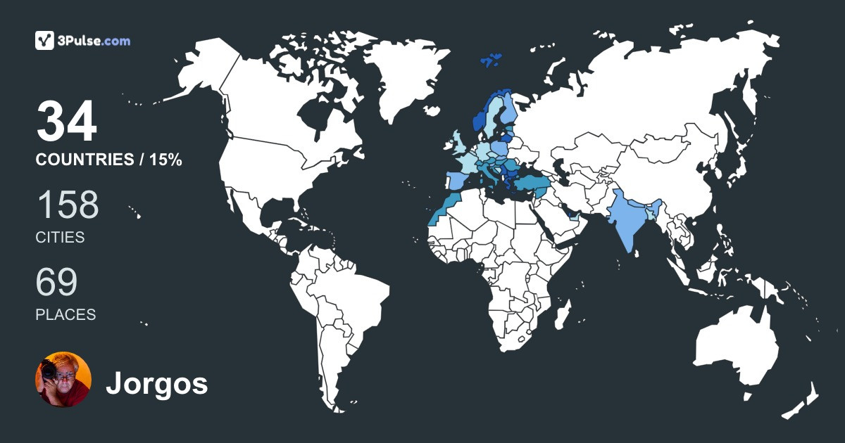 Изображение Карты путешествий Jorgos Kukos