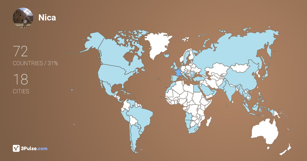 Изображение Карты путешествий Nica Barascu