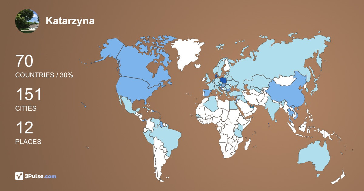 Изображение Карты путешествий Katarzyna Dauksza-Byrdy