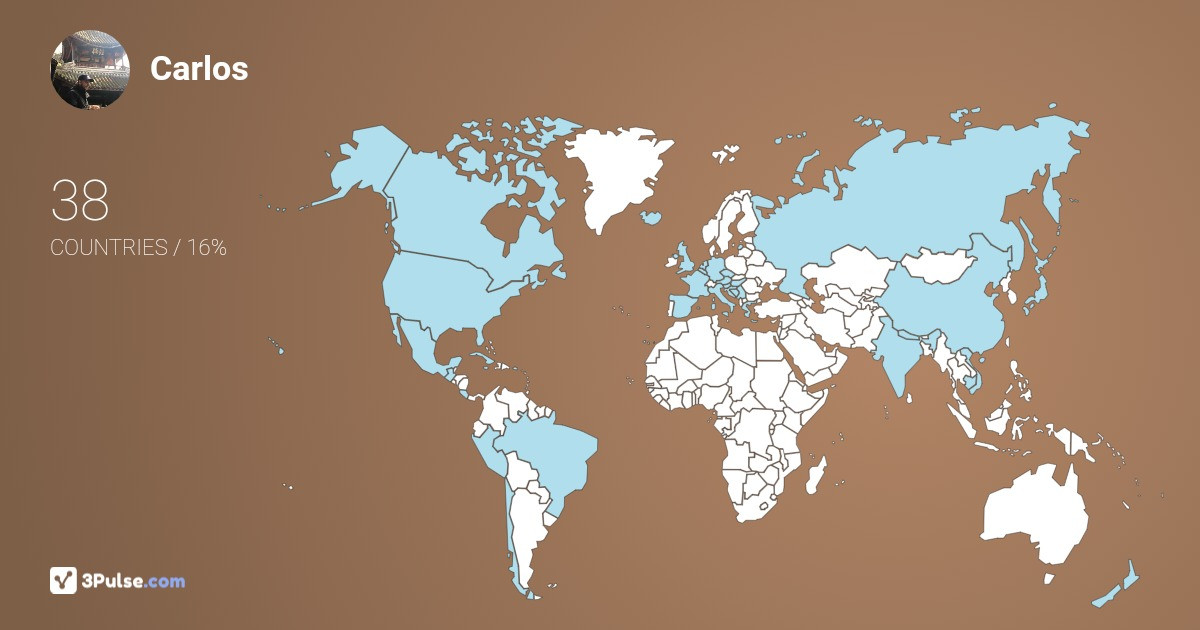 Изображение Карты путешествий Carlos Cedeño