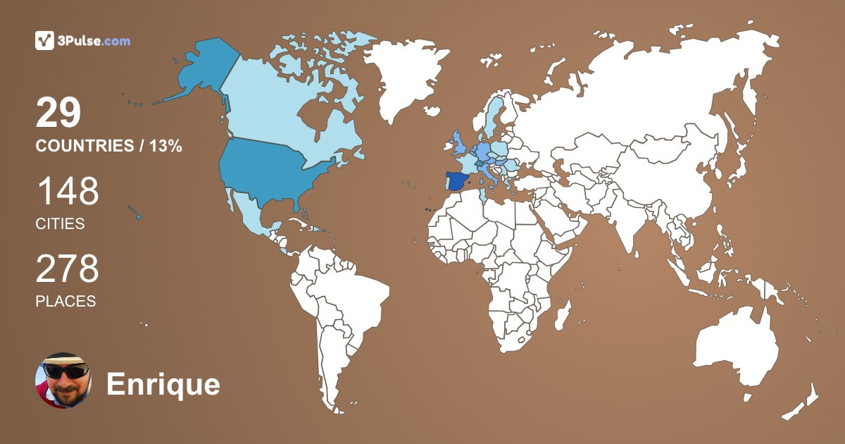 Изображение Карты путешествий Enrique Mora