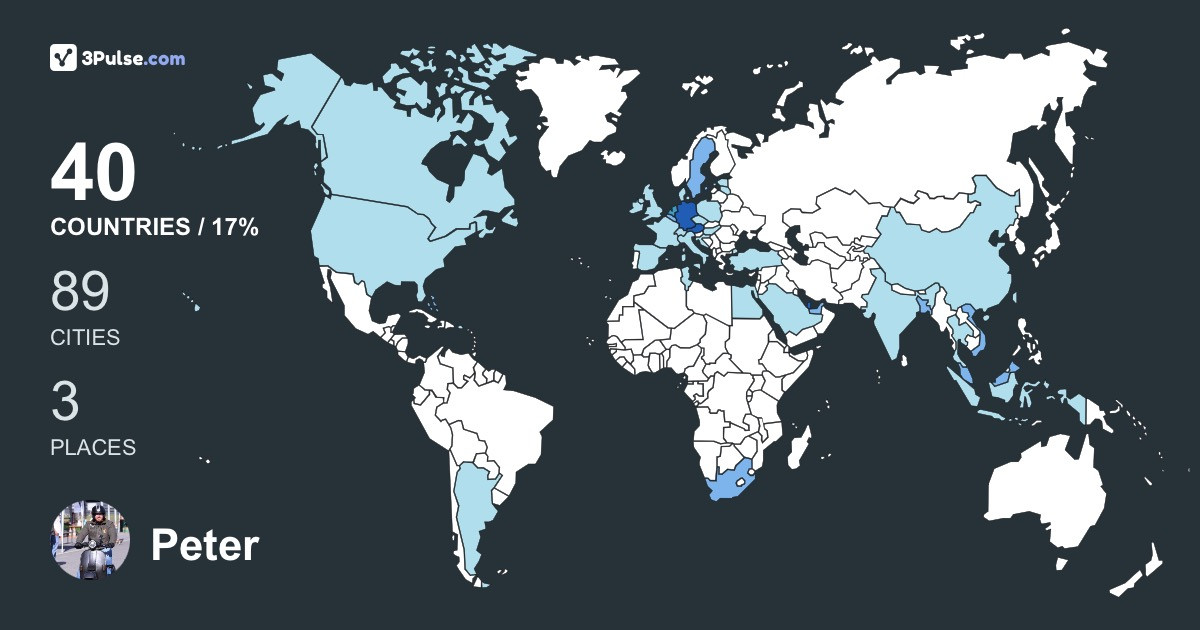 Изображение Карты путешествий Peter Pütz
