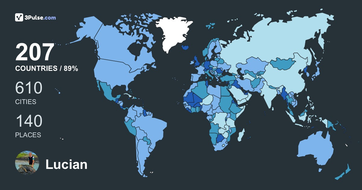 Изображение Карты путешествий Lucian Daghie