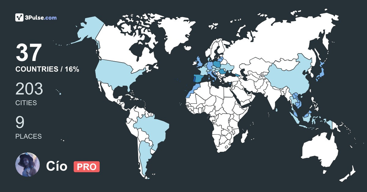 Изображение Карты путешествий Cío Galiano