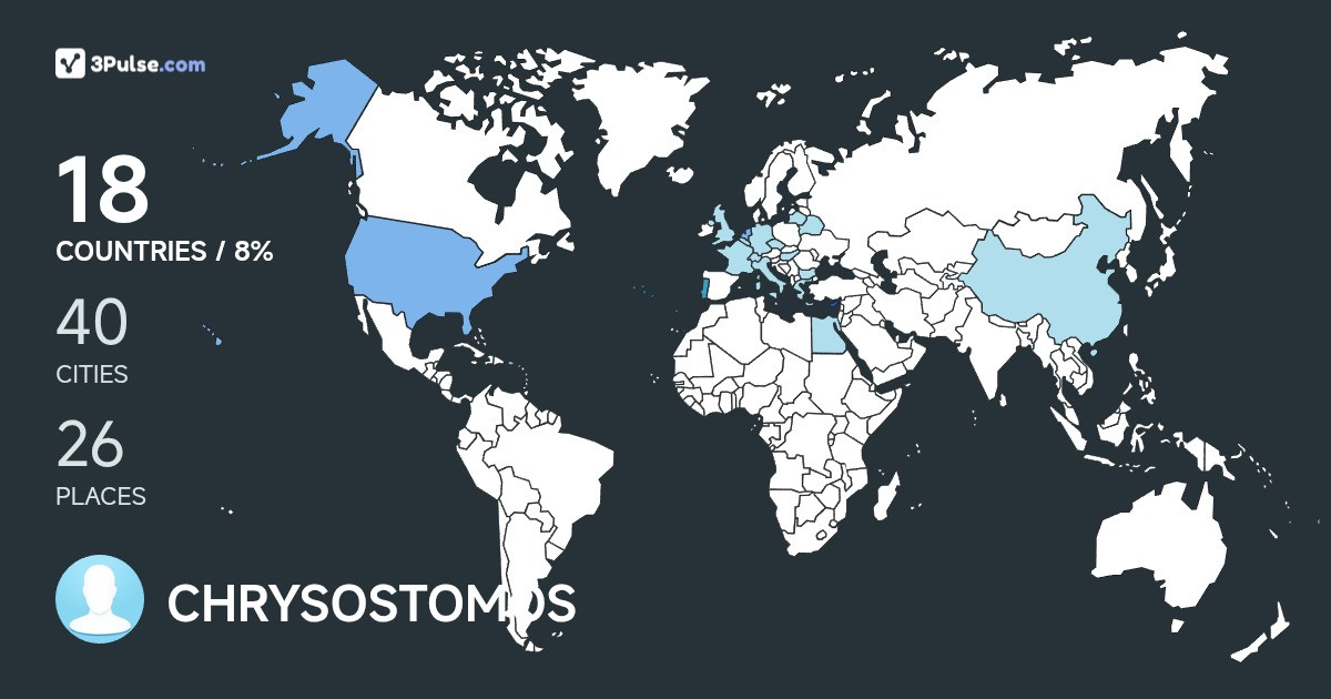 Изображение Карты путешествий CHRYSOSTOMOS CHRYSOSTOMOU