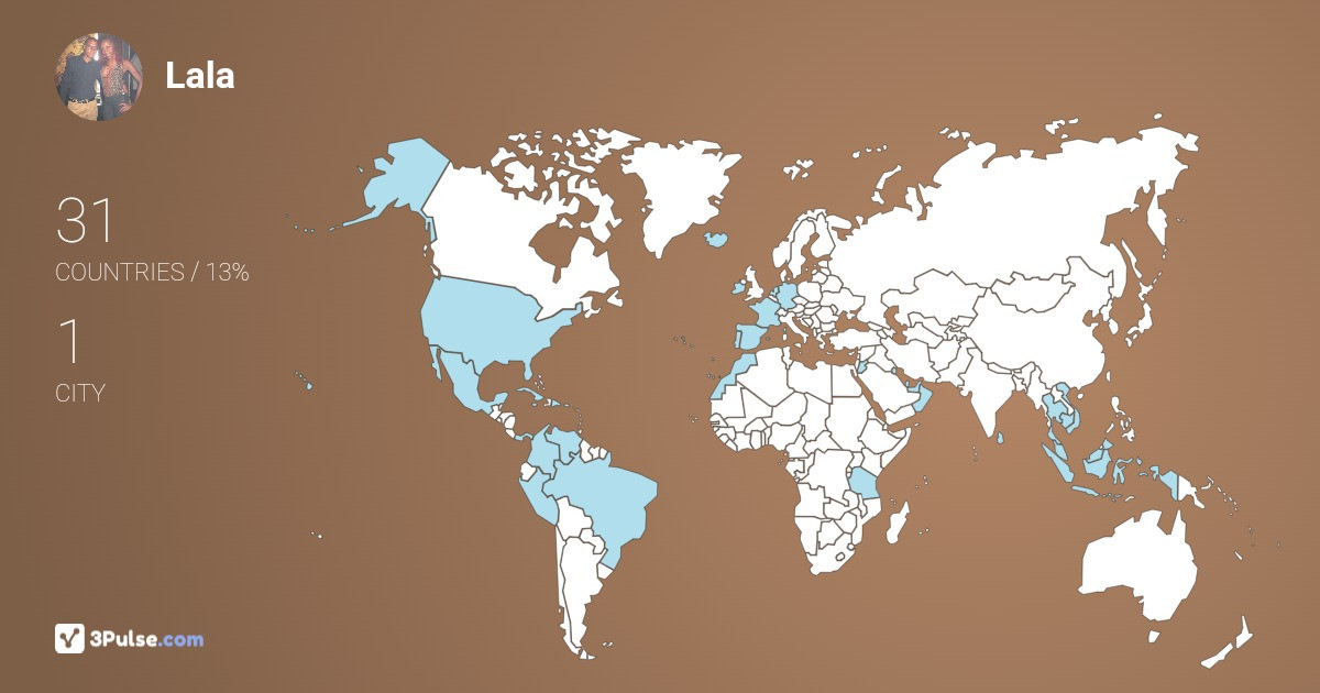 Изображение Карты путешествий Lala LaBelle