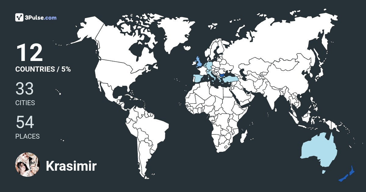 Изображение Карты путешествий Krasimir Bliznakov