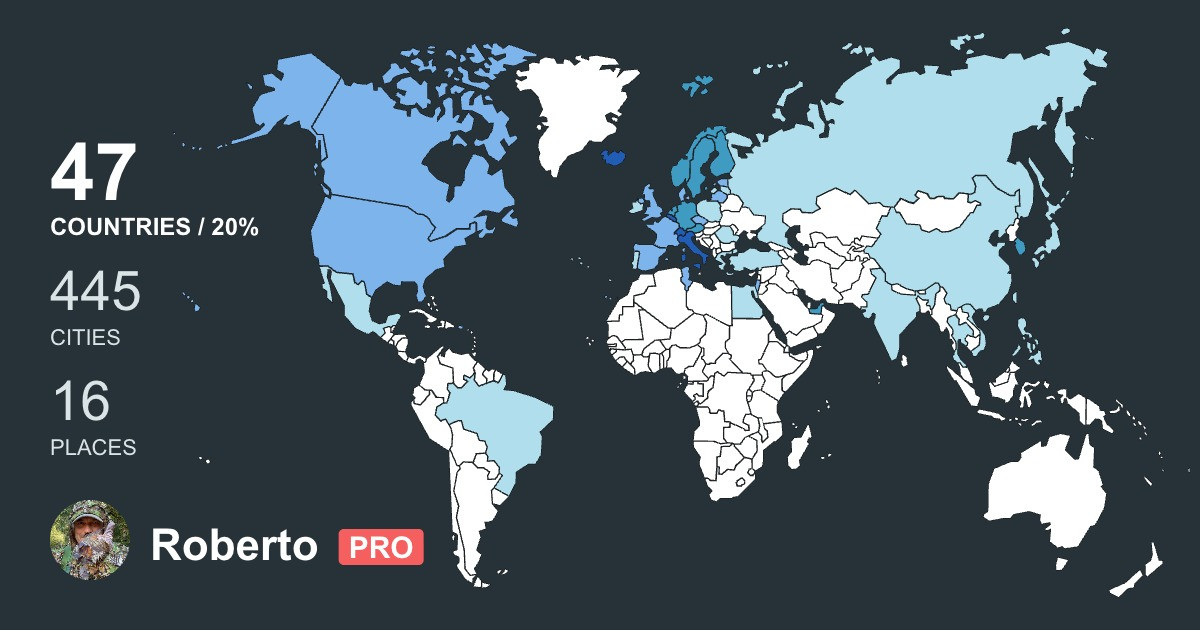 Изображение Карты путешествий Roberto Moratti