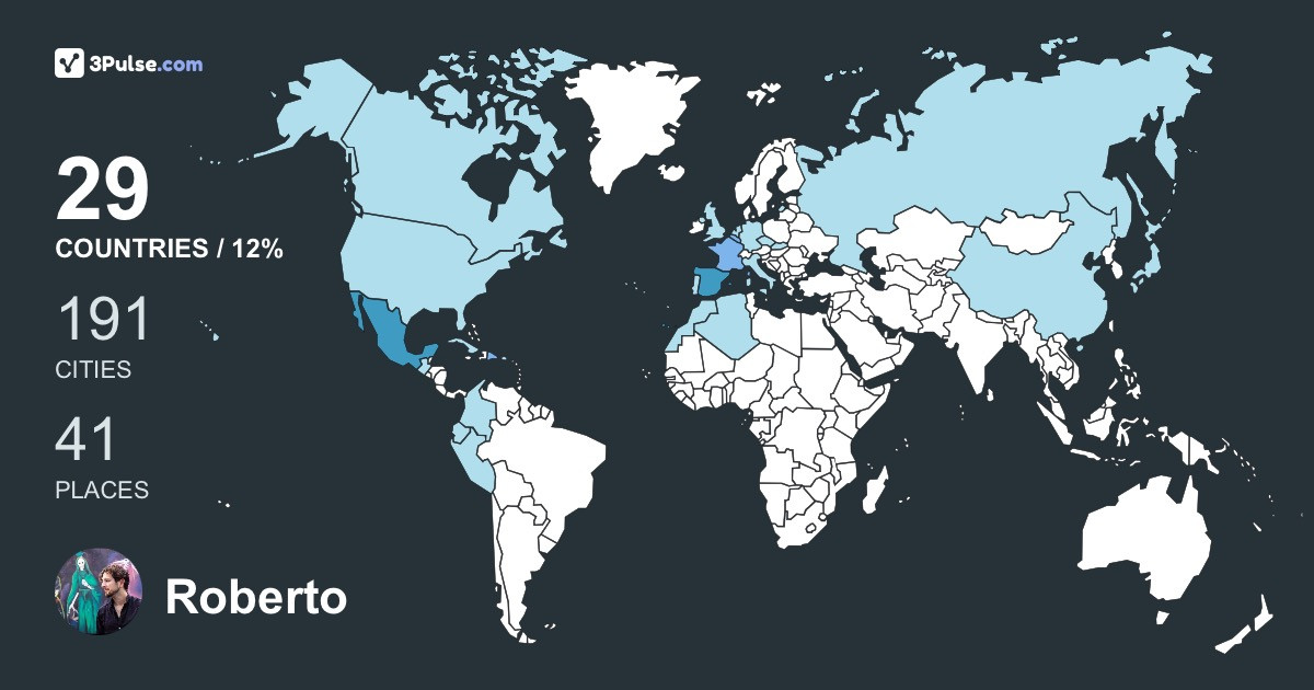 Изображение Карты путешествий Roberto Salvador