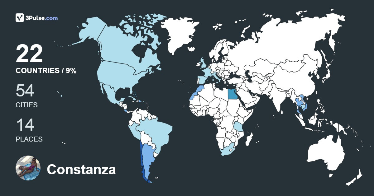 Изображение Карты путешествий Constanza Barros Peña